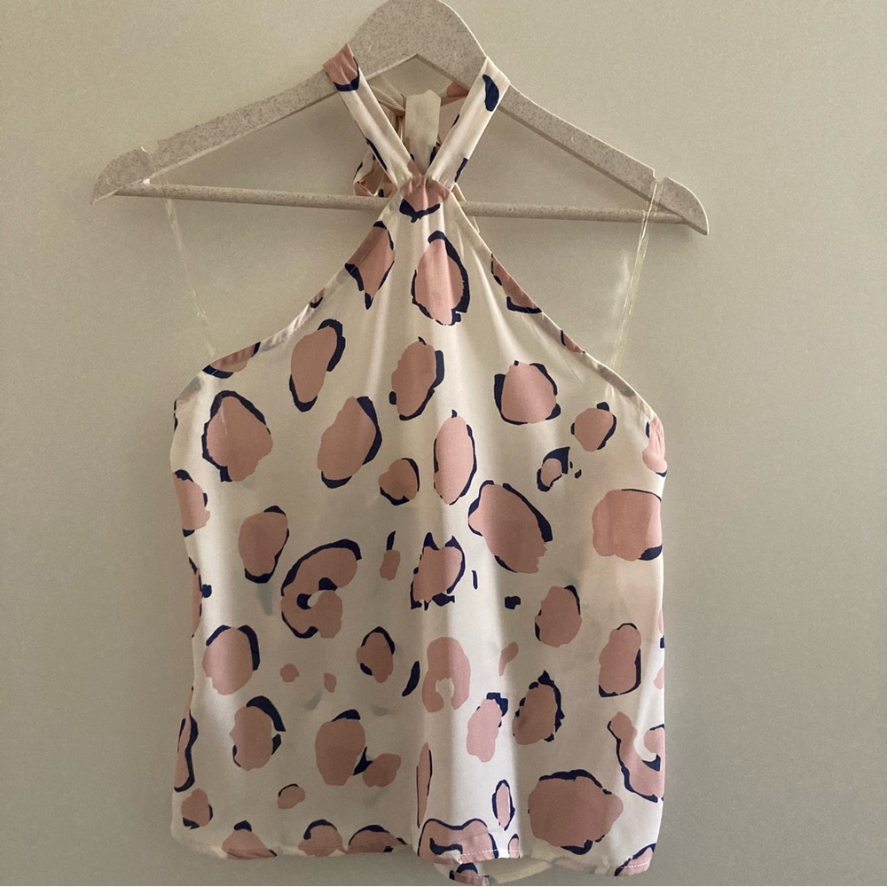 AVAILABLE Women’s Leopard Print Halter Top Size M
